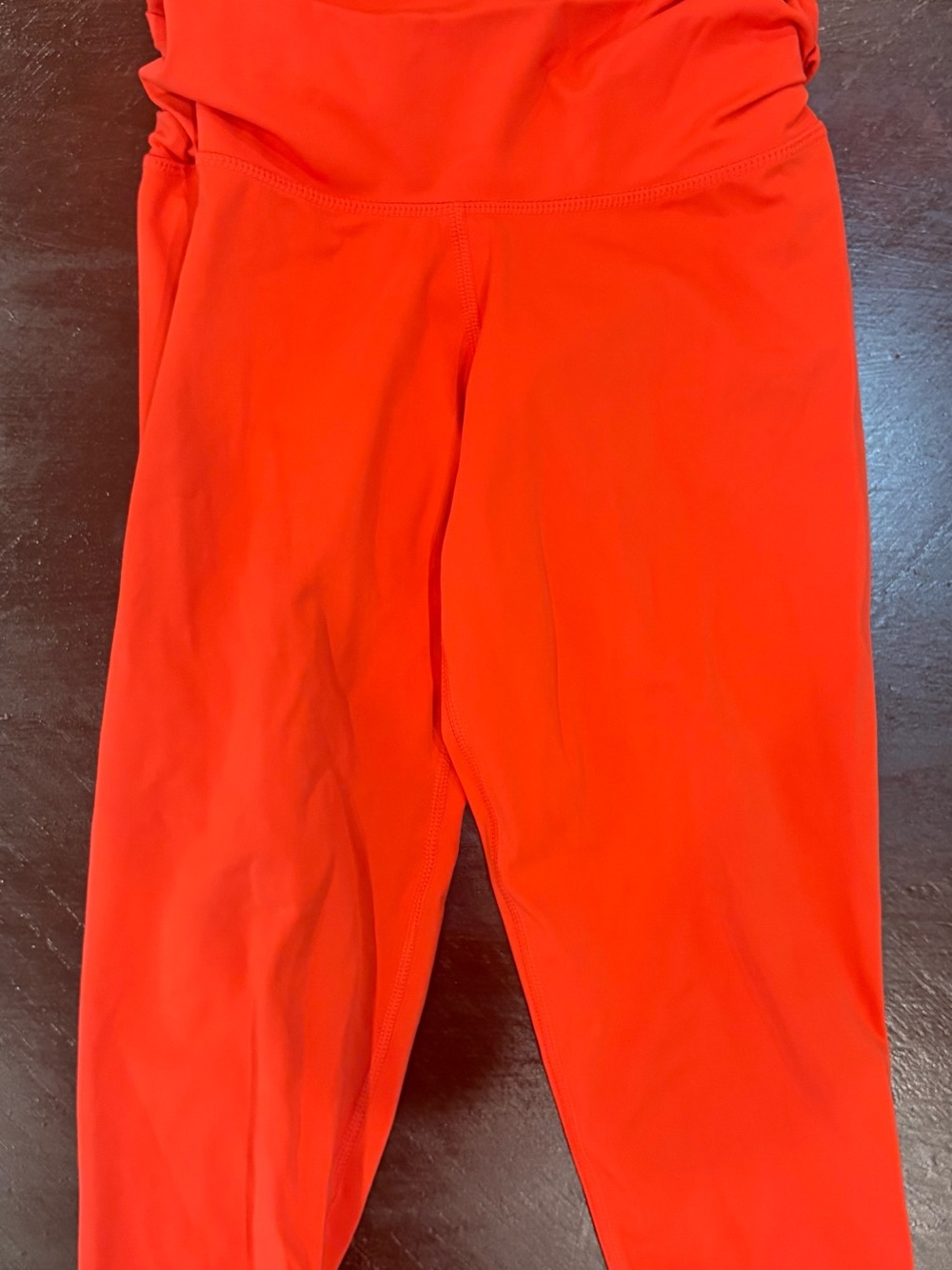 Avia Bright Orange Girls' Active Leggings